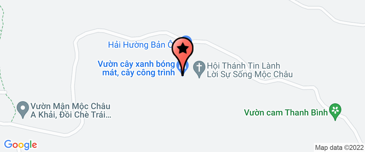 Bản đồ đến địa chỉ Công Ty TNHH Một Thành Viên Quả Hoa Mộc Châu