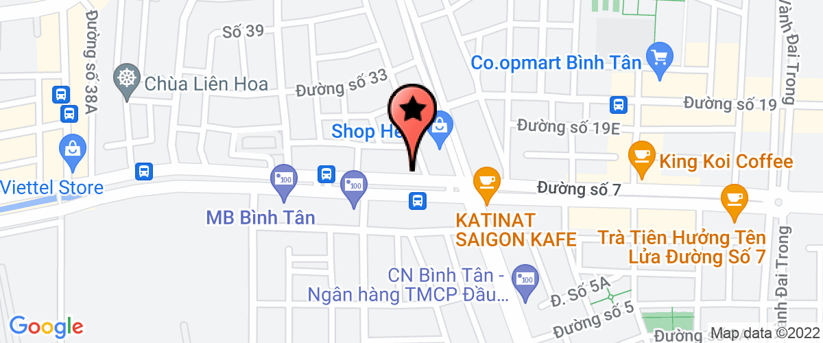 Map to Cao Minh Khang Trading Company Limited