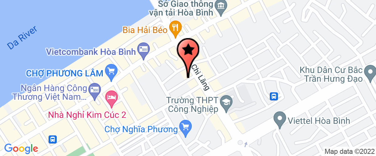 Map to Anh Phong Hoa Binh Company Limited