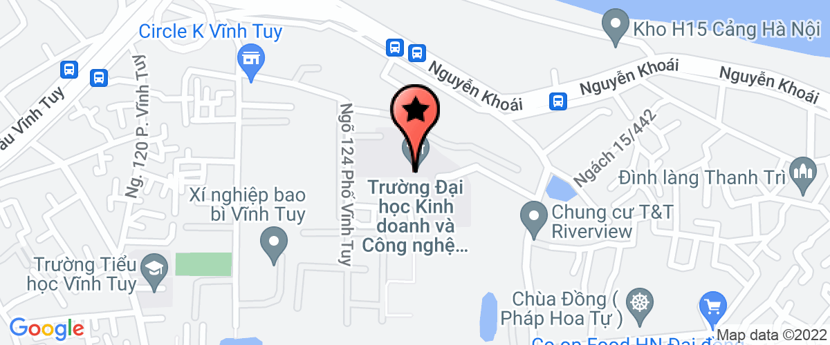 Bản đồ đến địa chỉ Công Ty TNHH Môi Trường Kinh Công