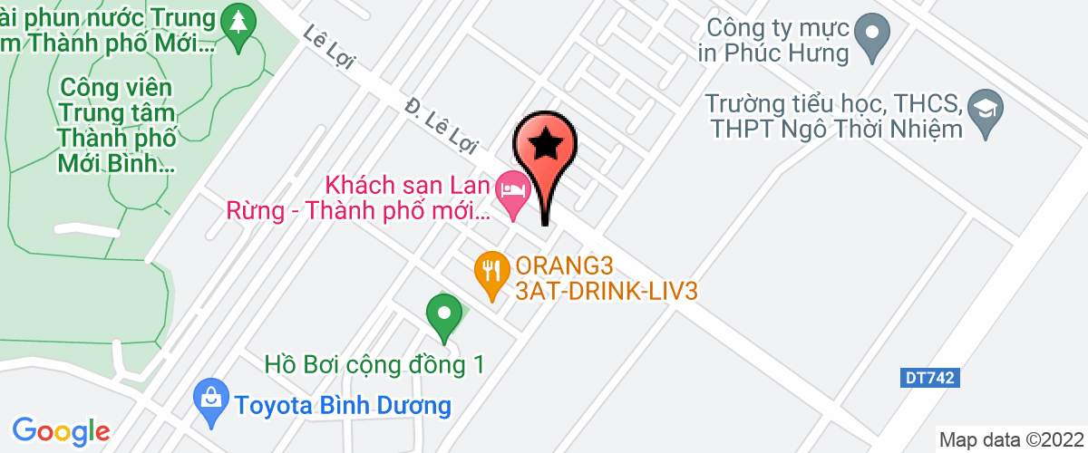 Map to Thien Phat Viet Nam Company Limited