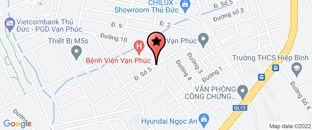 Map to Hoang Khai Global Company Limited