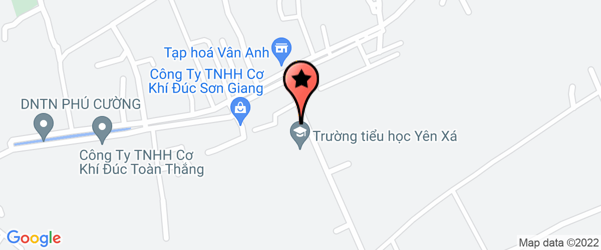 Map to Cuong Thang Supplies Mechanical Cast Company Limited