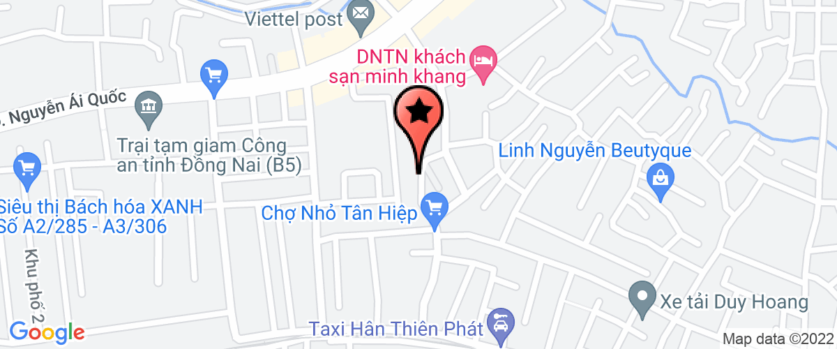Map to Trung Tay Nguyen Energy Investment Joint Stock Company