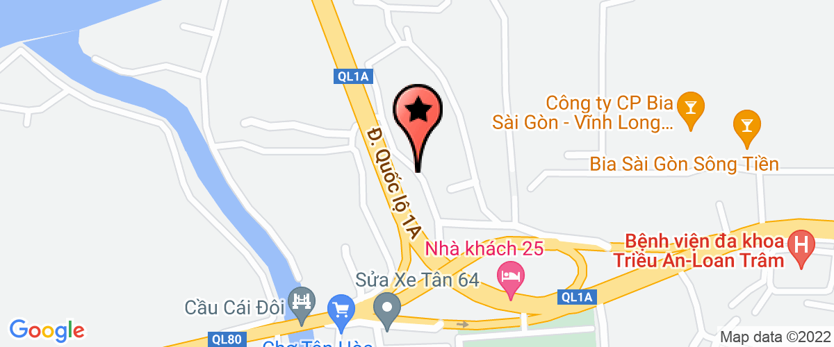 Map to Hoa Ngoc Mai Trading Services Travel Company Limited