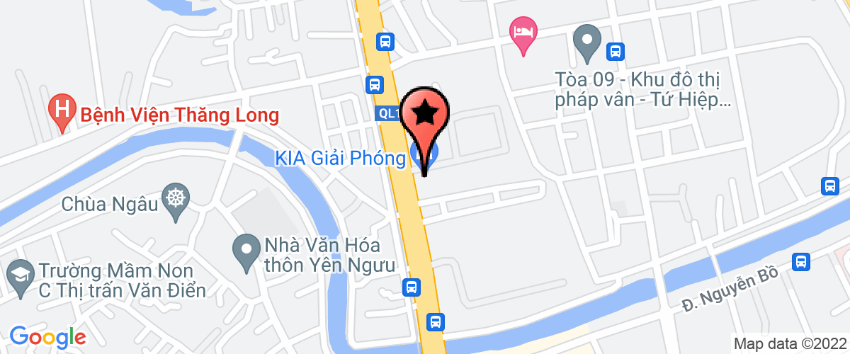 Map to Tung Plc Viet Nam Company Limited