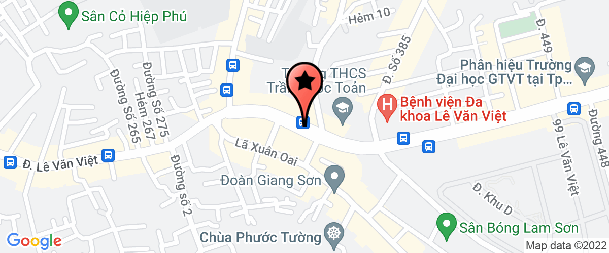 Map to Nguyen Thang Entertainment Services Company Limited