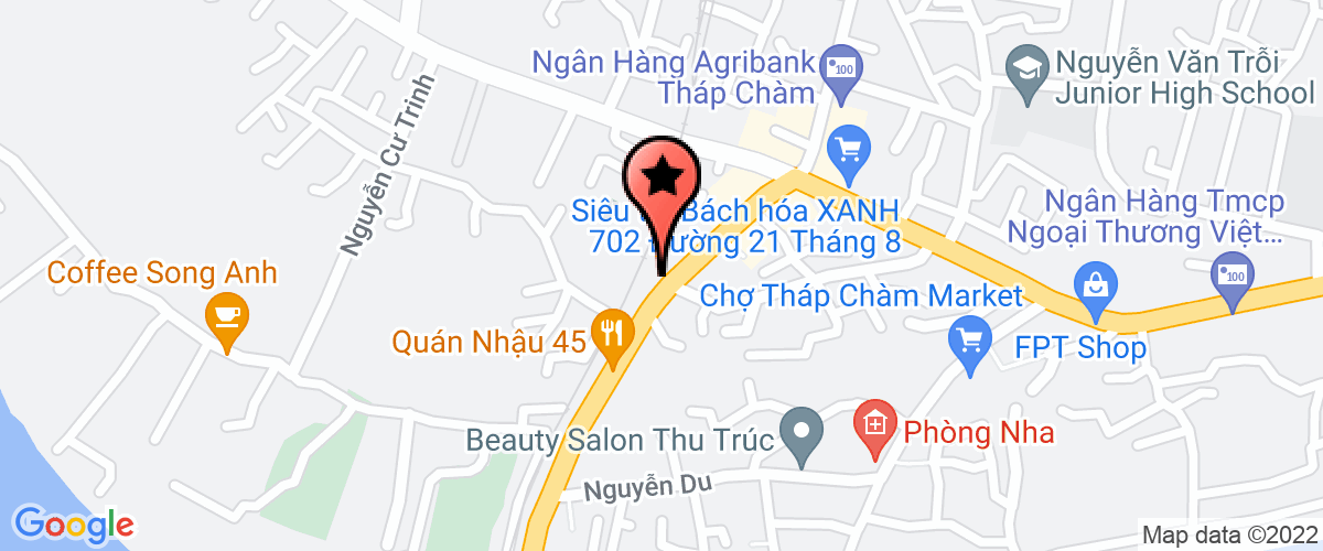Bản đồ đến địa chỉ Công Ty TNHH Sản Xuất Và Thương Mại Nông Sản Thái Thuận - Ninh Thuận