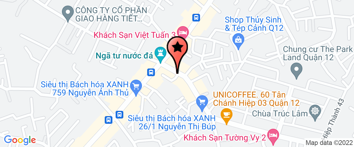 Bản đồ đến địa chỉ Công Ty TNHH Thương Mại Dịch Vụ Điện Lạnh Lê Trung