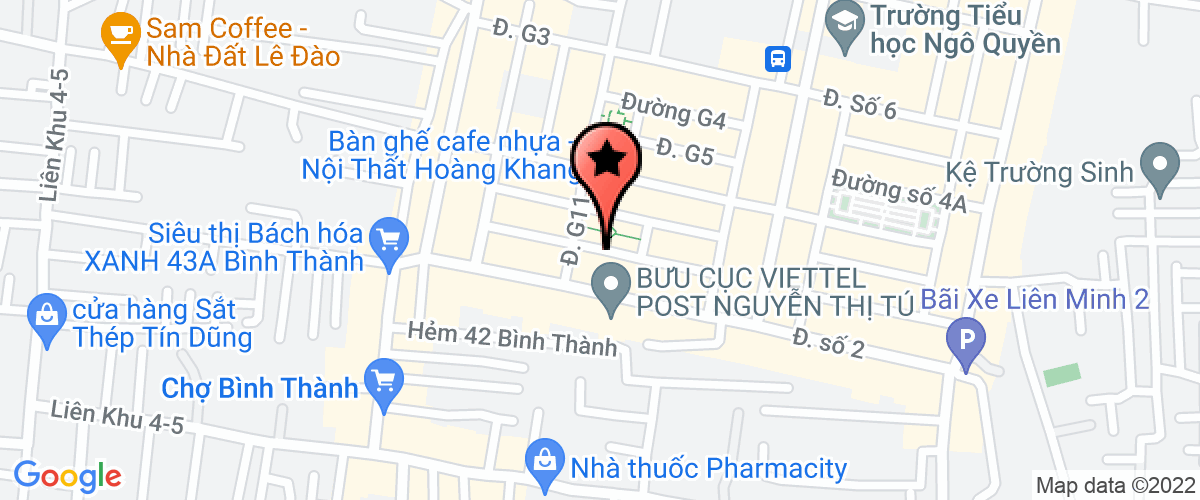 Bản đồ đến địa chỉ Công Ty Cổ Phần Tư Vấn Nguyễn & Pj