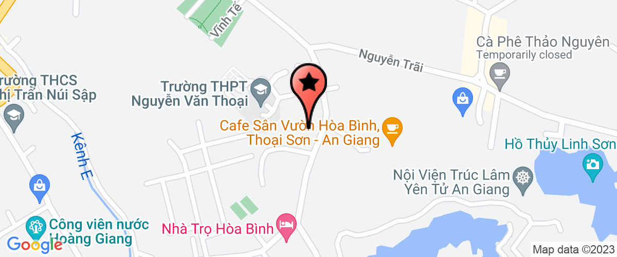 Bản đồ đến địa chỉ UBND Xã Thoại Giang