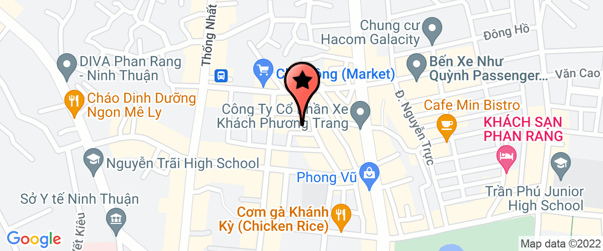 Bản đồ đến địa chỉ Công Ty TNHH MTV Hòa Phú Ninh Thuận