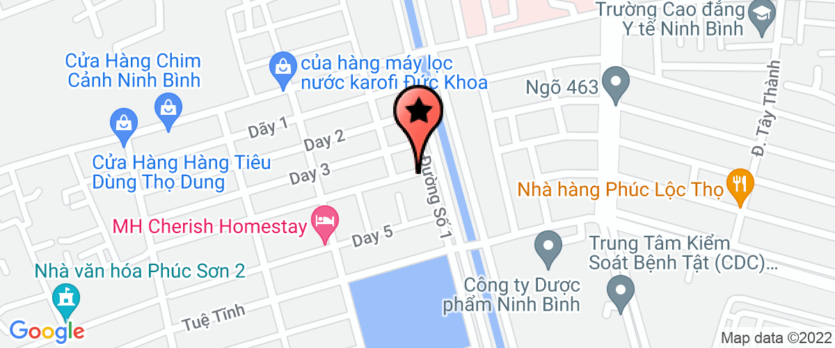Map to Minh Phuc Import Export and Production Company Limited