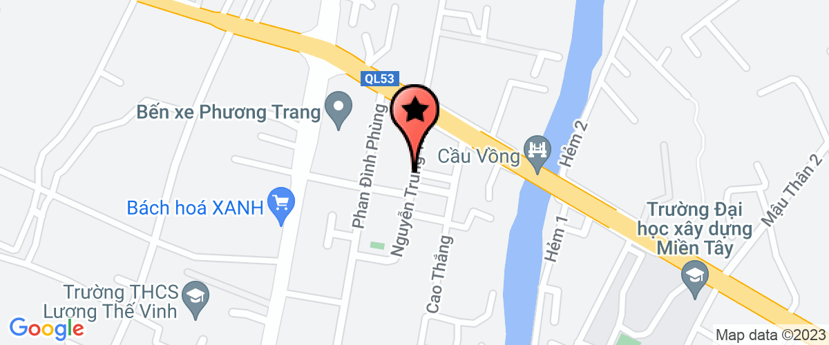 Bản đồ đến địa chỉ Công Ty TNHH MTV XD Toàn Tâm Vĩnh Long