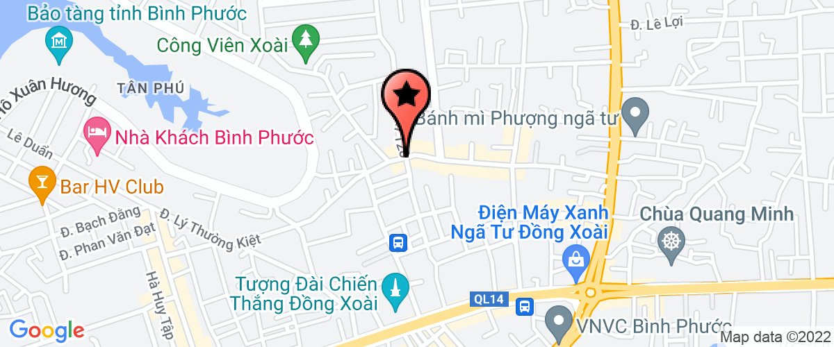 Map to Loc Ninh Power Construction Joint Stock Company