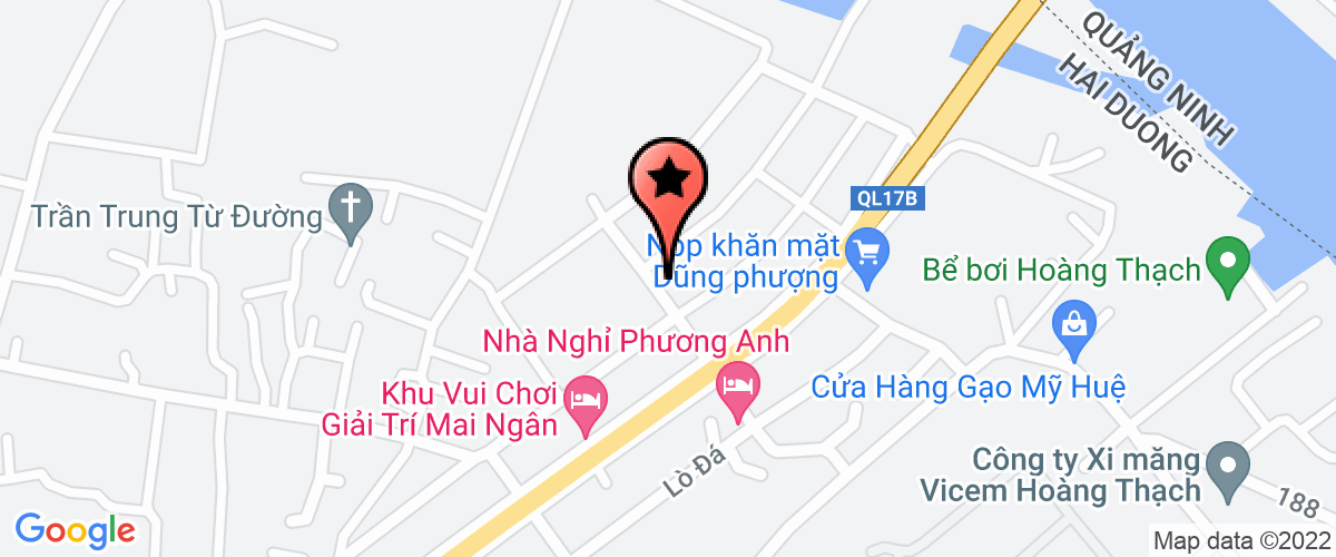Bản đồ đến địa chỉ Chi Nhánh Công Ty TNHH Một Thành Viên Xi Măng Vicem Hoàng Thạch - Xí Nghiệp Tiêu Thụ Và Dịch Vụ