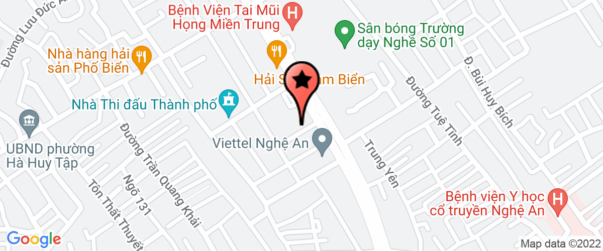 Map to Nghe An Green Healthcare Clinics Joint Stock Company
