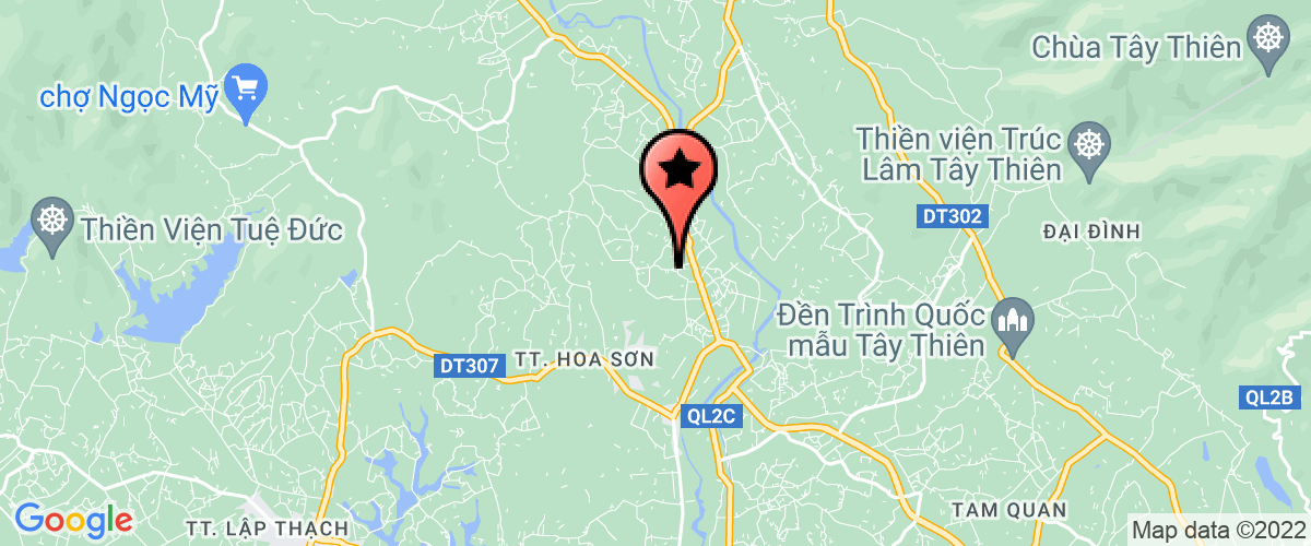 Bản đồ đến địa chỉ UBND xã Thái Hoà