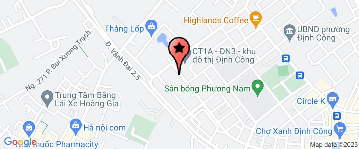 Map to Mira Vietnam Trade and Production Company Limited
