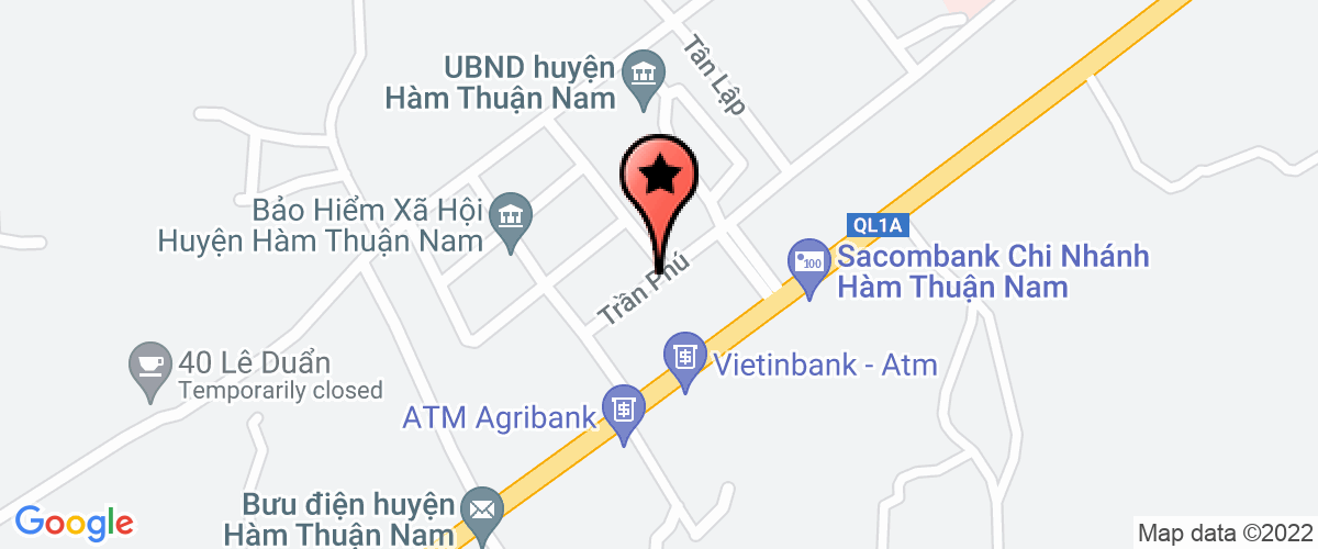 Bản đồ đến địa chỉ Hội Đông Y Huyện Hàm Thuận Nam