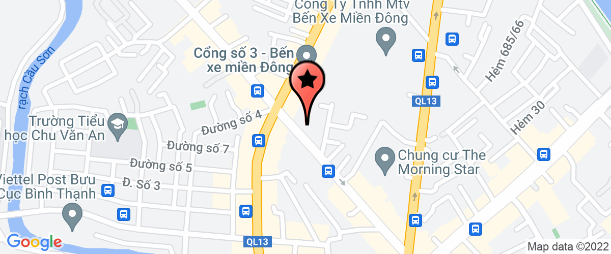 Map to Tra Giang Trading Company Limited