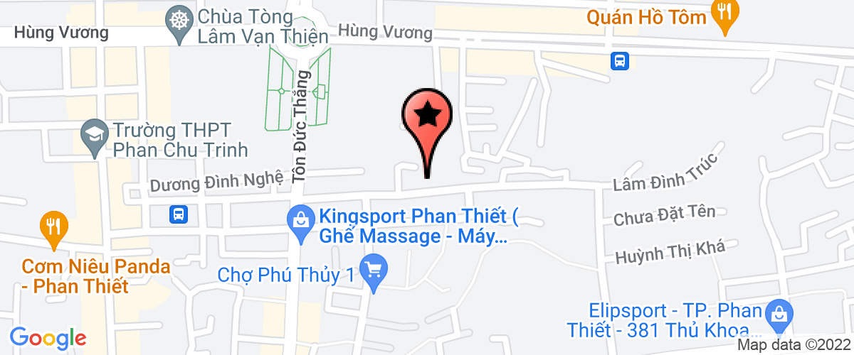 Bản đồ đến địa chỉ Công Ty TNHH Tmdv - Du Lịch Nam Thiên