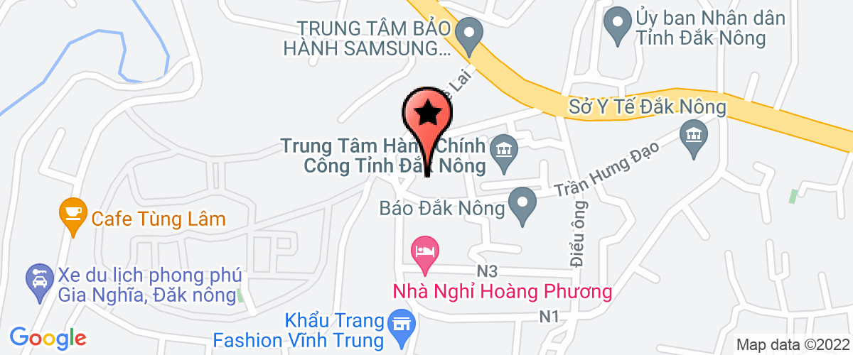 Bản đồ đến địa chỉ Trung tâm Hội nghị tỉnh Đăk Nông