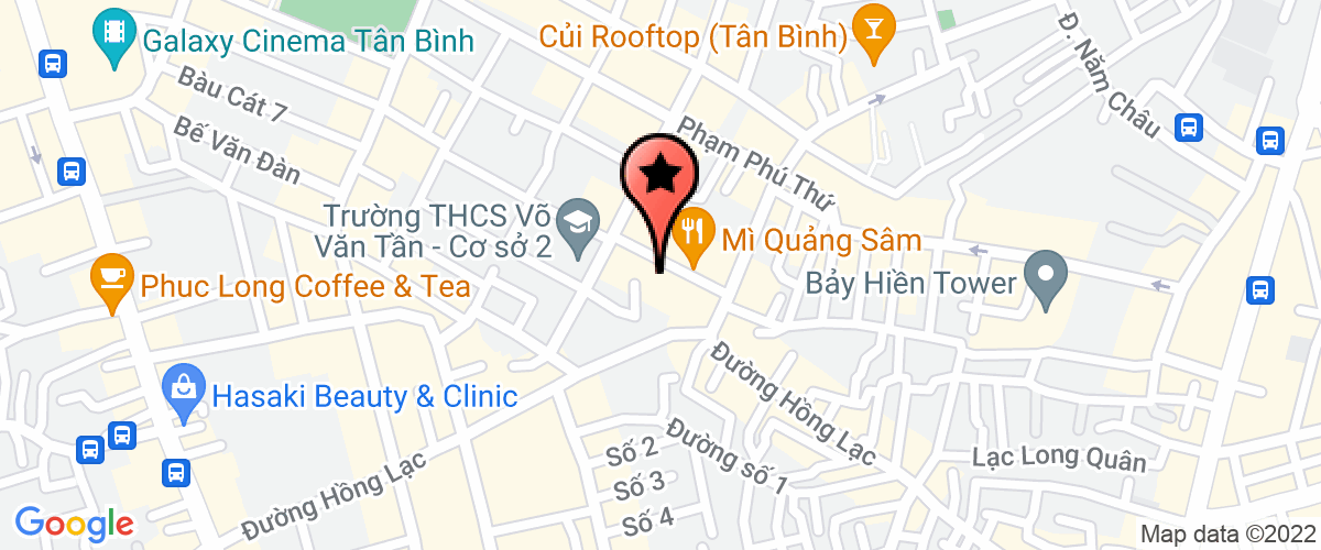 Map to Tam Giac Vang Land Trading and Services Company Limited