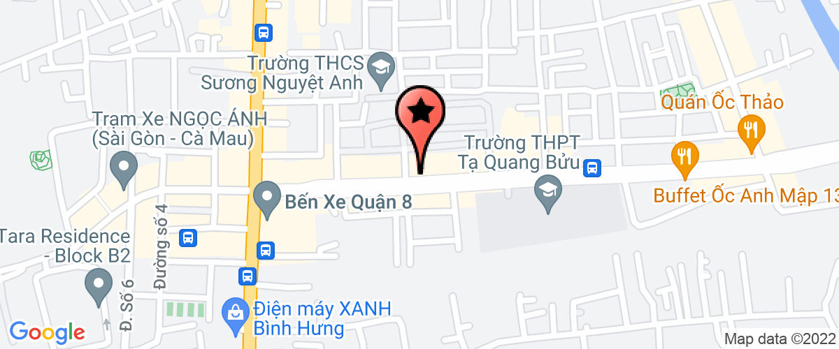 Map to Quoc Te Viet Advertising Trading Production Company Limited