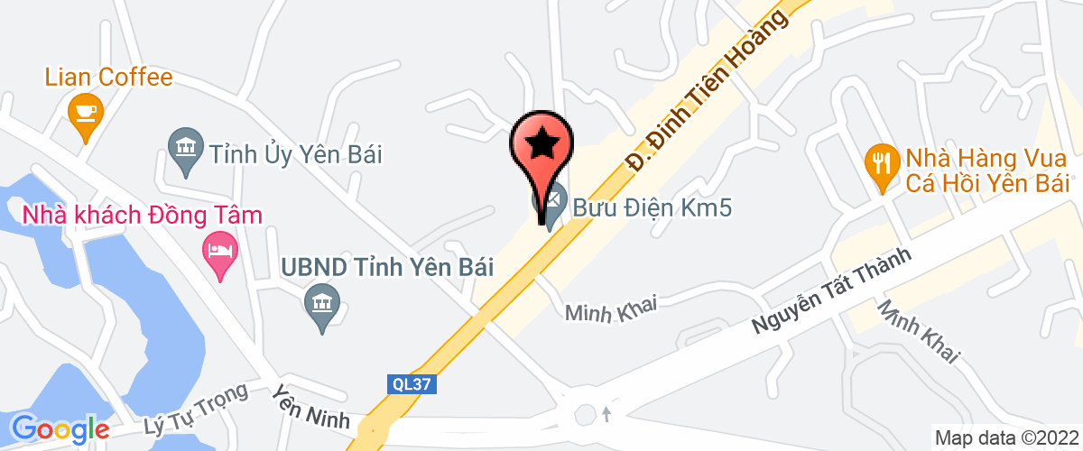 Bản đồ đến địa chỉ Trung tâm kiến trúc - quy hoạch tỉnh Yên Bái