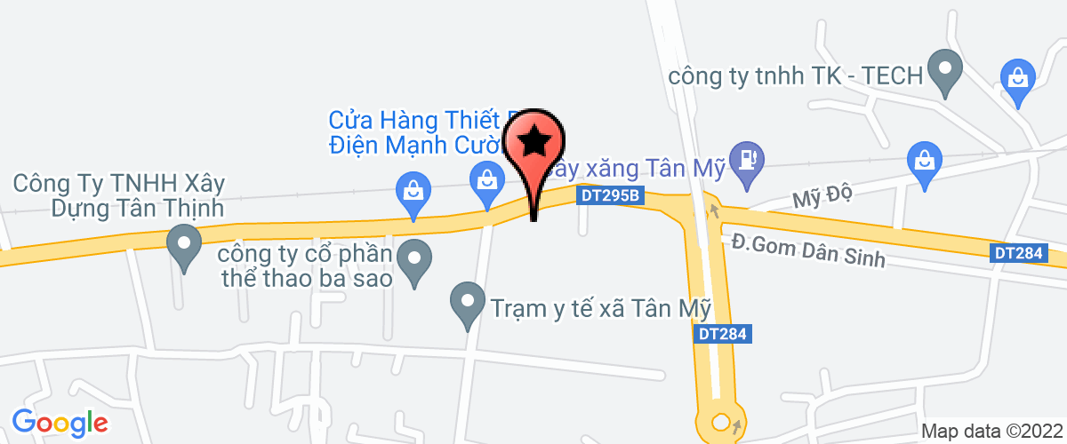 Map to Bac Giang Occupational Safety Services Joint Stock Company