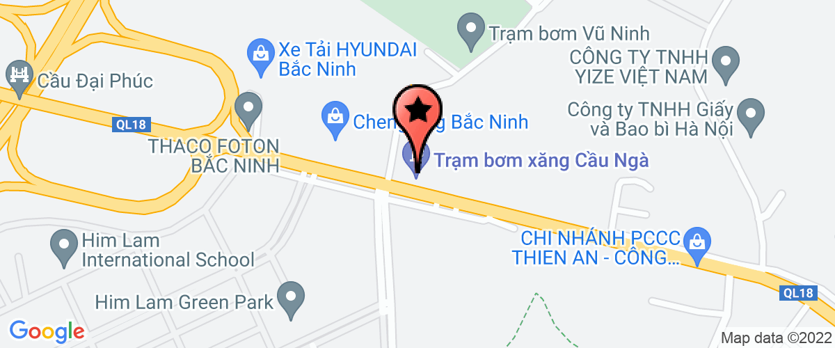 Bản đồ đến địa chỉ Công ty cổ phần Vân Nam