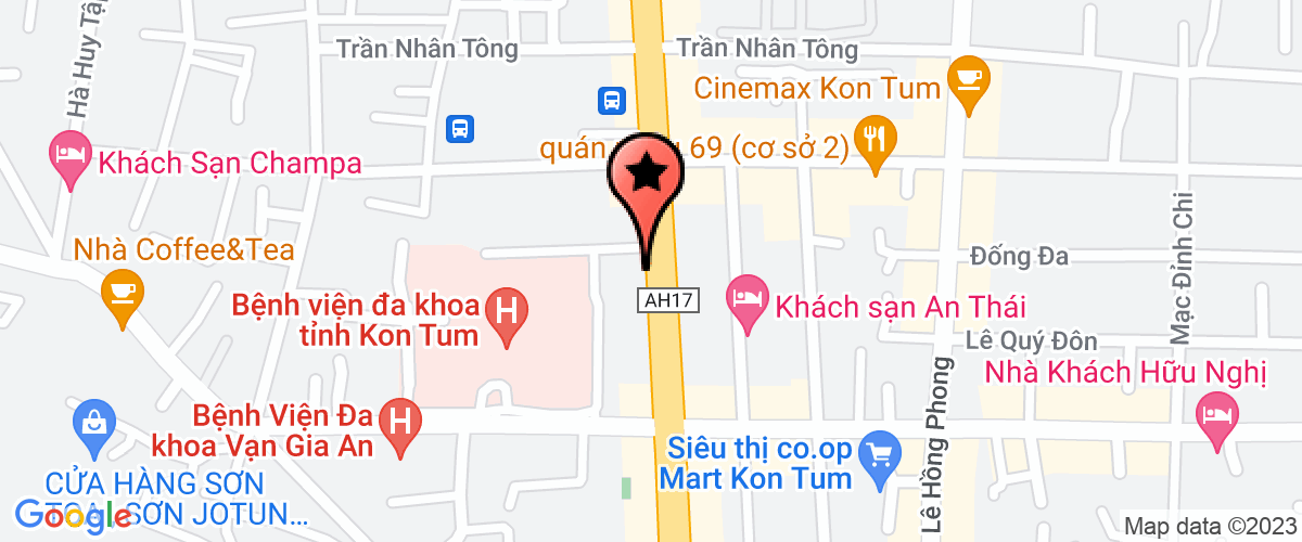 Bản đồ đến địa chỉ Ban quản lý dự án Chăm sóc sức khỏe nhân dân các tỉnh Tây Nguyên giai đoạn 2 tỉnh Kon Tum