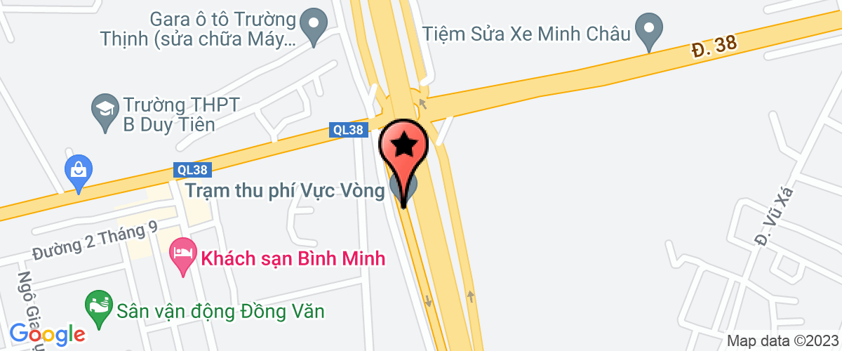 Bản đồ đến địa chỉ Công Ty Trách Nhiệm Hữu Hạn Hường Thắng