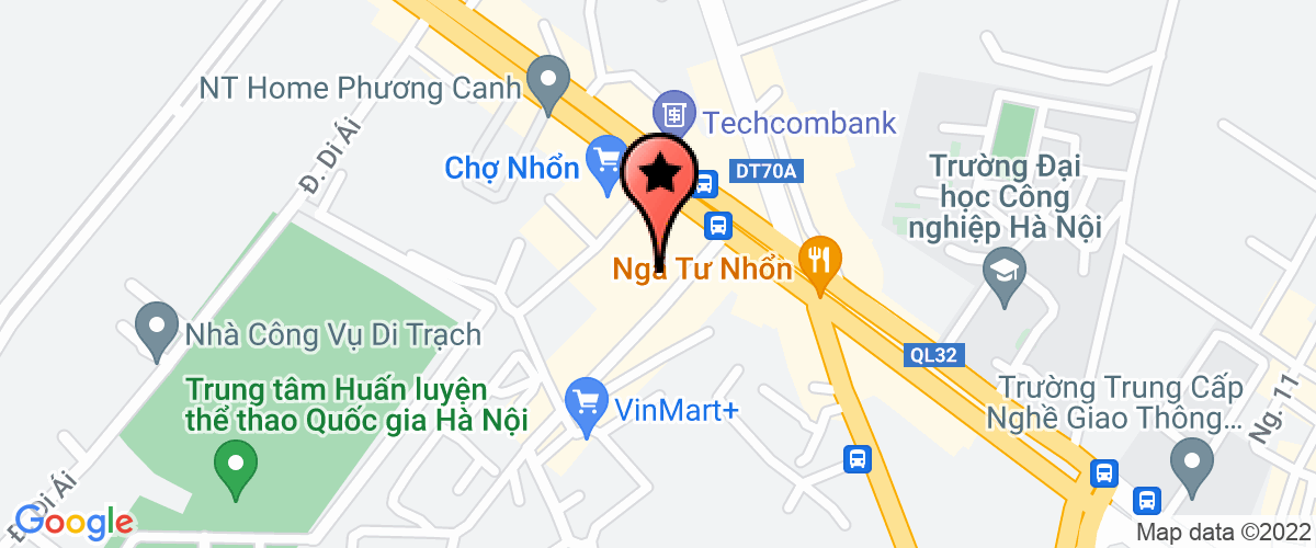 Bản đồ đến địa chỉ Công Ty TNHH Thương Mại Dịch Vụ Hà Thành Travel