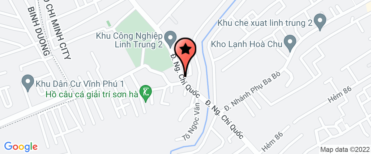Bản đồ đến địa chỉ Công Ty TNHH The Veang