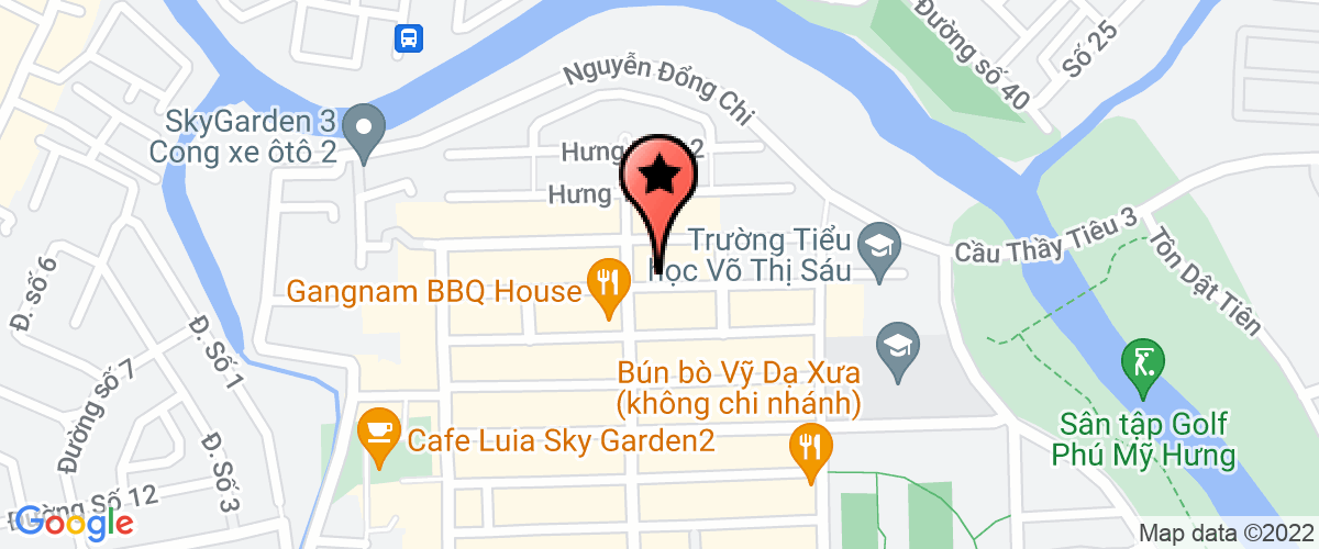 Map to Toan Thinh Viet Construction Company Limited