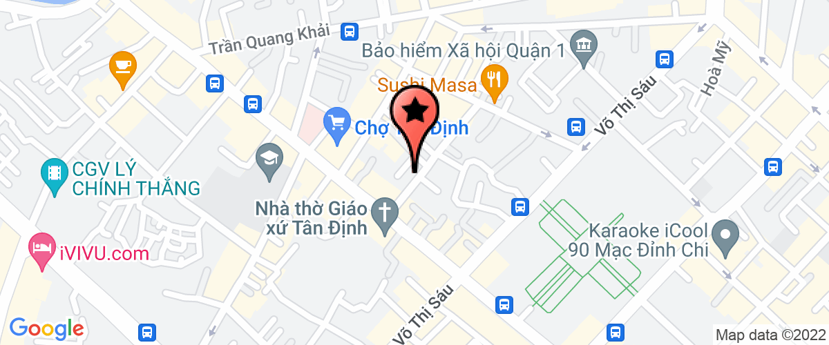 Map to Song Minh Art Corporation
