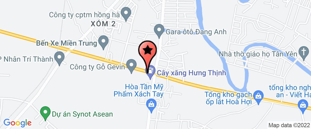 Bản đồ đến địa chỉ Công Ty TNHH Kim Nhan Miền Trung