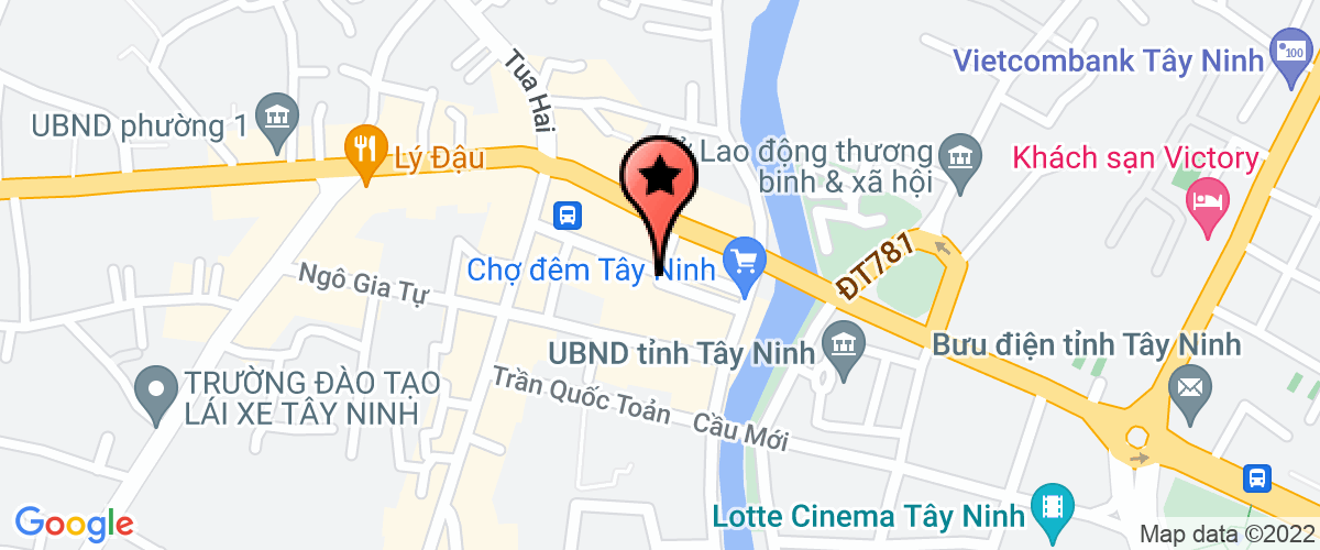 Bản đồ đến địa chỉ Công Ty TNHH MTV Kim Hạnh Tây Ninh