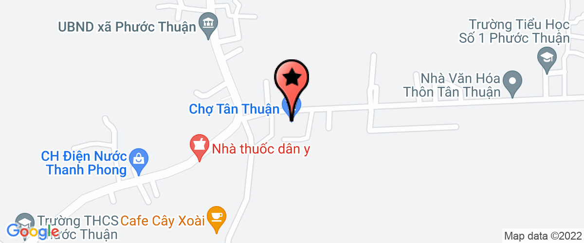 Map to Duyen Hai Production and Services Agricultural Company Limited