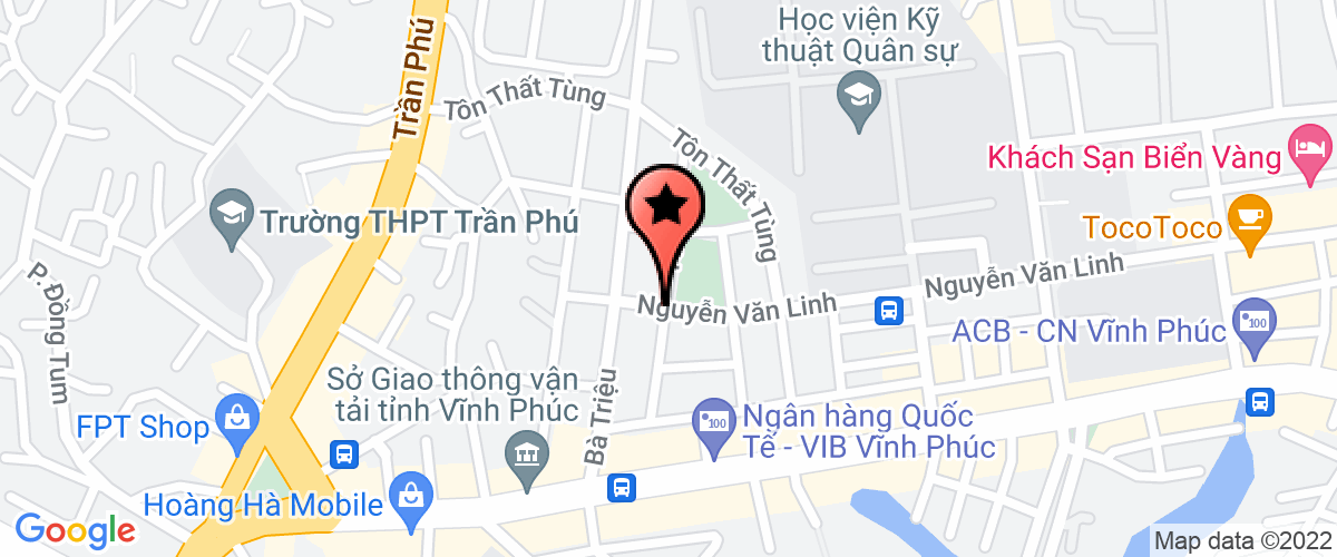 Bản đồ đến địa chỉ Công Ty TNHH Hb Vĩnh Phúc