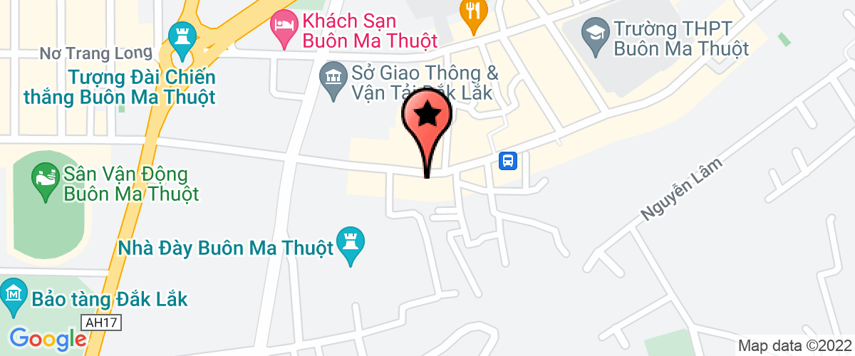 Bản đồ đến địa chỉ Công Ty TNHH Xây Dựng Và Thương Mại Hm Đắk Lắk