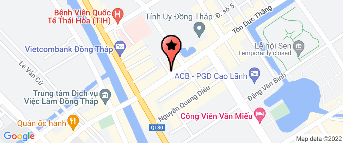 Bản đồ đến địa chỉ Công Ty TNHH Một Thành Viên Hồng Phát Đồng Tháp