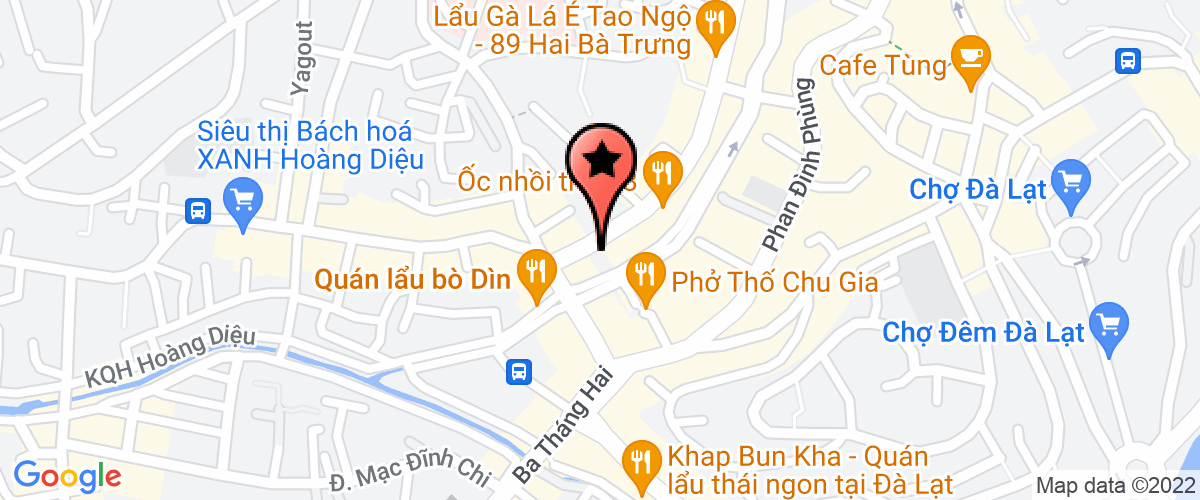 Bản đồ đến địa chỉ Công Ty TNHH Minh Hưng Đà Lạt