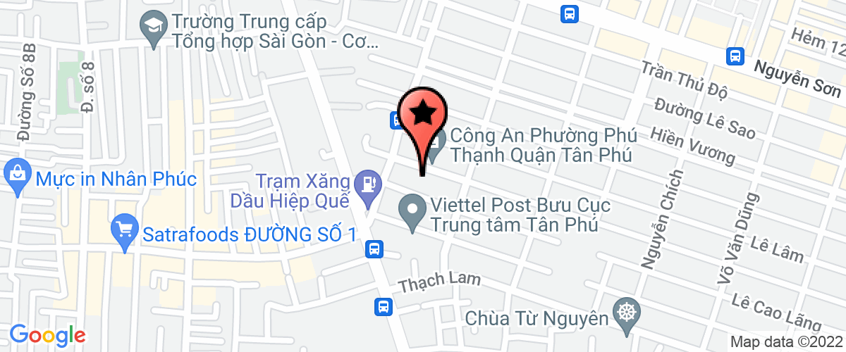 Map to Anan Viet Nam Company Limited