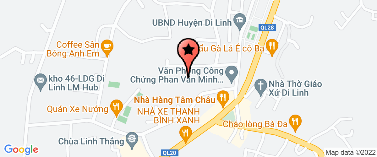 Bản đồ đến địa chỉ Liên Đoàn Lao Động Huyện Di Linh