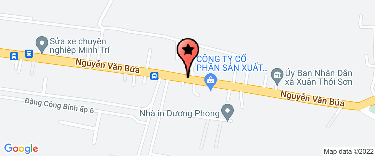 Map to Sang Phu Thanh Tole Steel Commercial Production Company Limited