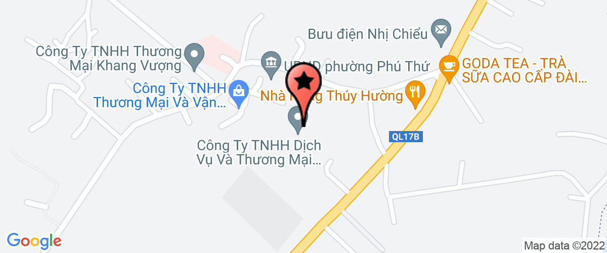 Map to Dung Thanh Transportation and Trading Service Limited Company
