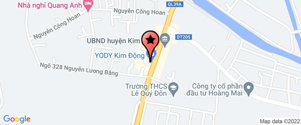 Map to Bang Nhan Company Limited